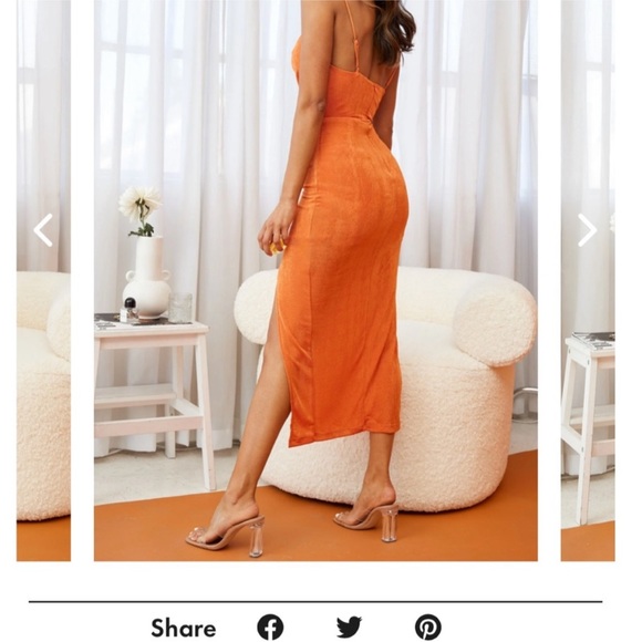 Orange Dress - Picture 2 of 6